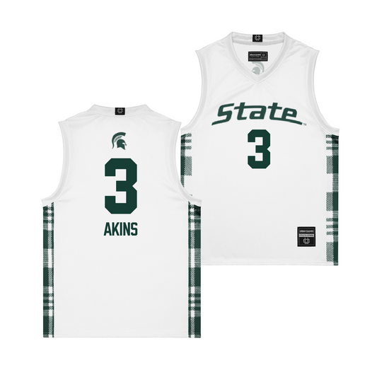 EXCLUSIVE: MSU Winter Edition Basketball Jersey - Jaden Akins