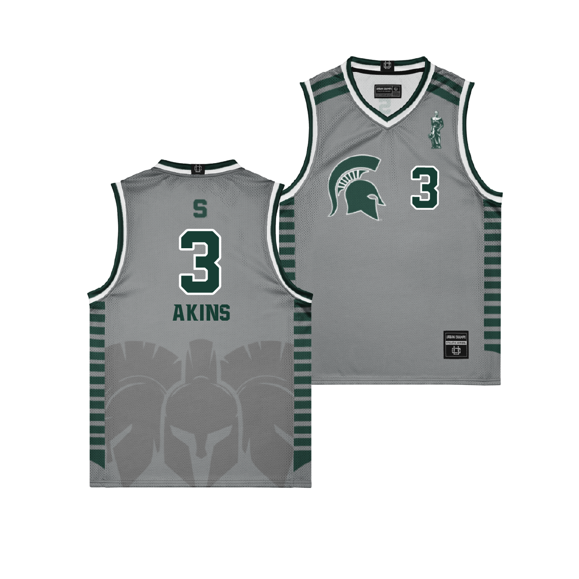 Michigan State Mens Basketball 2025 Campus Edition Jersey - Jaden Akins