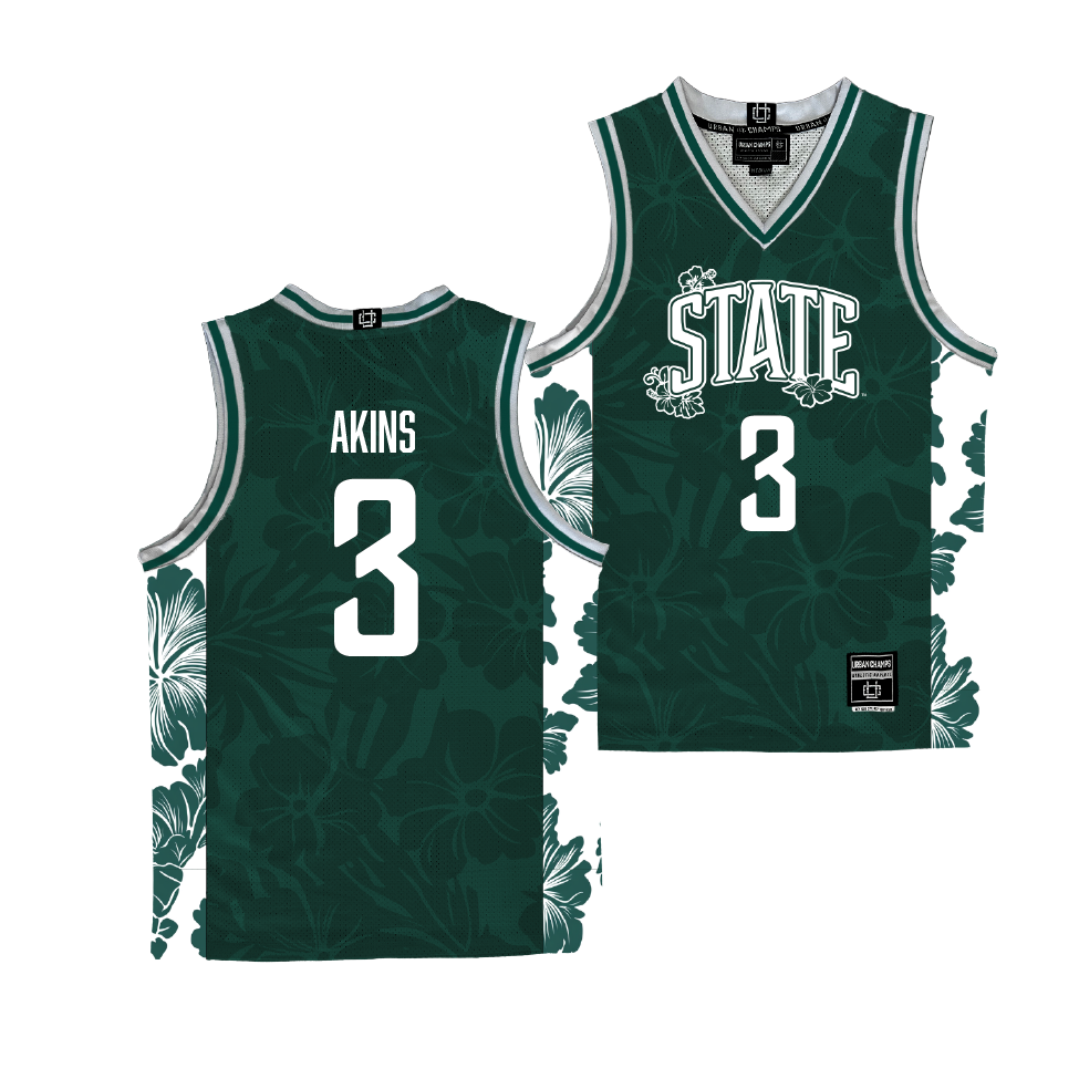 EXCLUSIVE: Michigan State Maui Men's Basketball Jersey - Jaden Akins