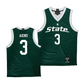 Green Men's Basketball Michigan State Jersey - Jaden Akins