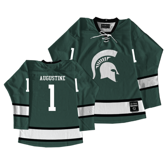 Michigan State Men's Ice Hockey Green Jersey  - Trey Augustine