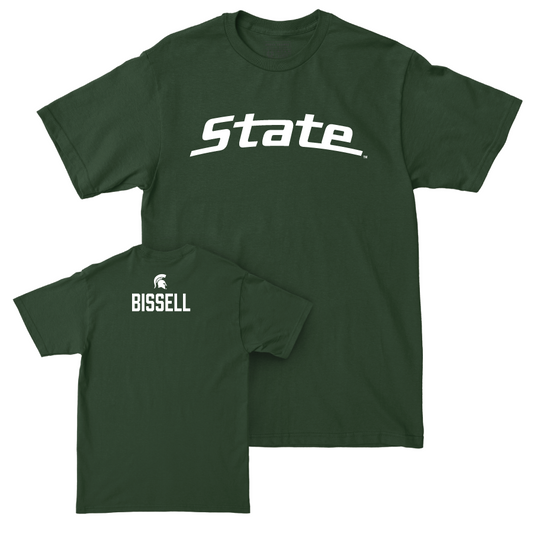 MSU Men's Track & Field Green Sideline Tee  - Carter Bissell