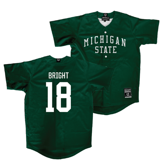 Michigan State Baseball Green Jersey   - Noah Bright