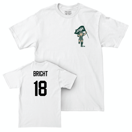 Baseball White Sparty Comfort Colors Tee   - Noah Bright