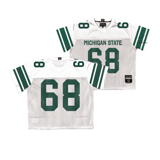 Michigan State Throwback Football Jersey - Gavin Broscious | #68