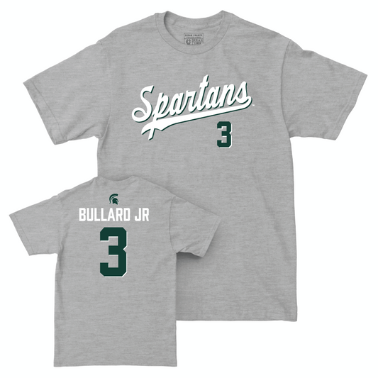MSU Football Sport Grey Script Tee  - Rodney Bullard Jr