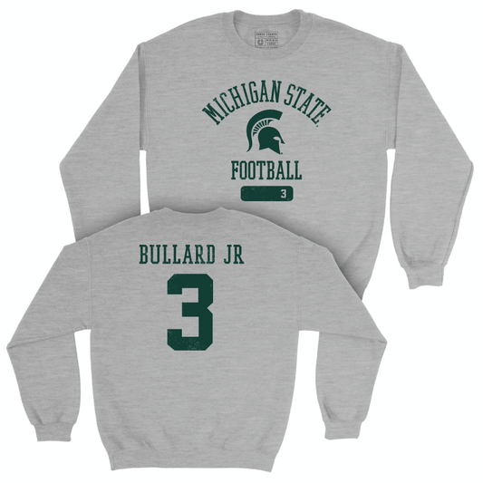 MSU Football Sport Grey Varsity Crew  - Rodney Bullard Jr