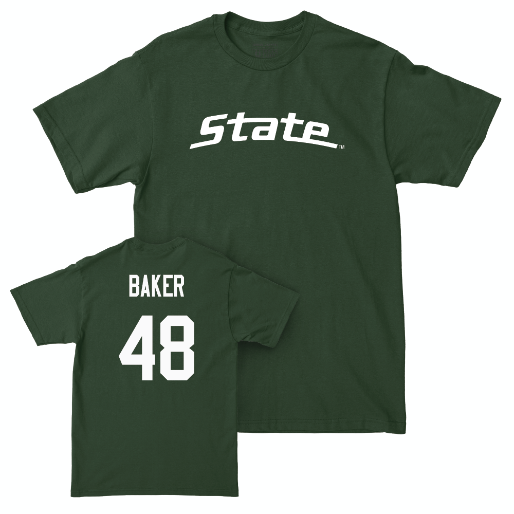 Green Football State Tee  - Charlie Baker