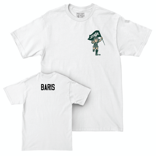 Men's Tennis White Sparty Comfort Colors Tee  - Ozan Baris