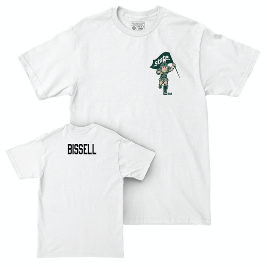 Men's Track & Field White Sparty Comfort Colors Tee  - Carter Bissell