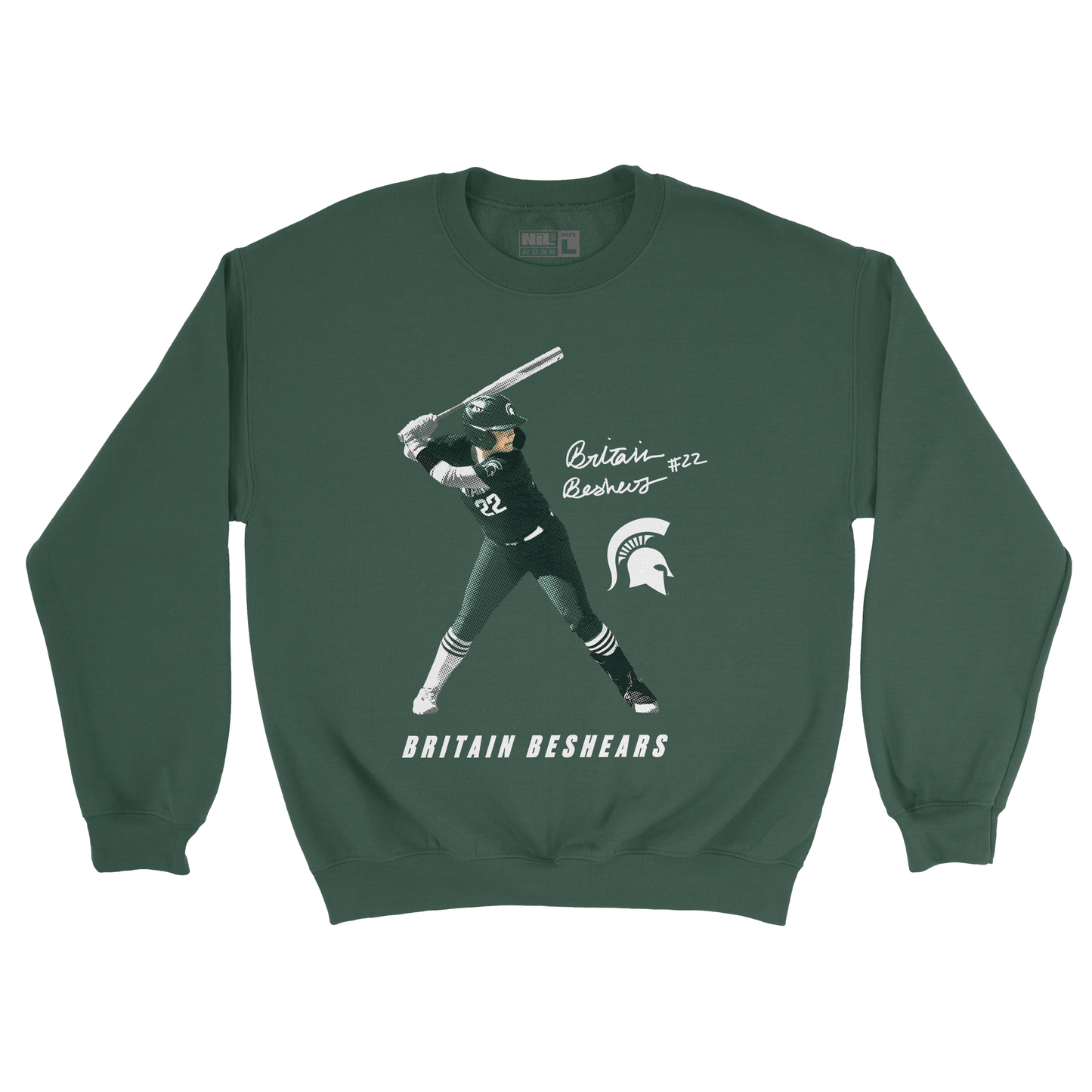 EXCLUSIVE RELEASE: Britain Beshears Portrait Forest Green Crew