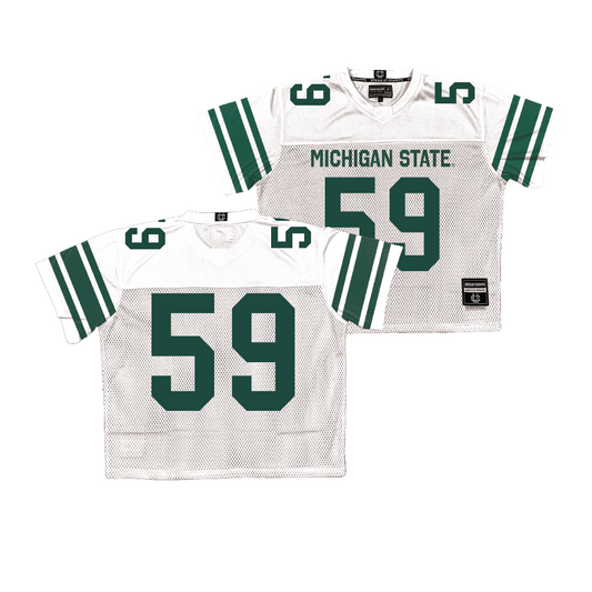 Michigan State Throwback Football Jersey  - Kyler Brunan