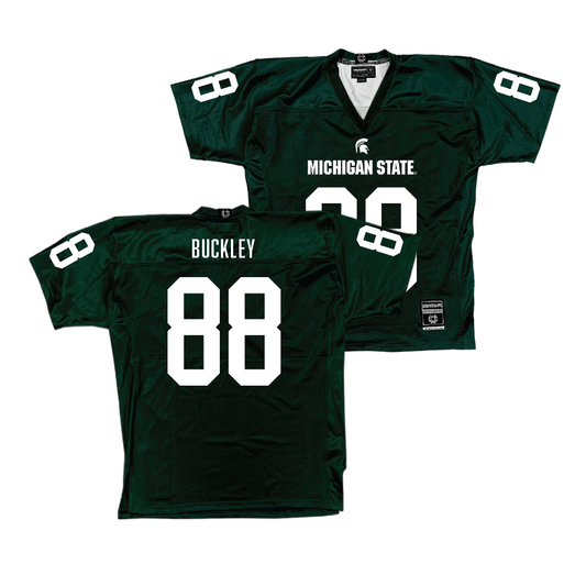 Green MSU Football Jersey  - Ruquan Buckley