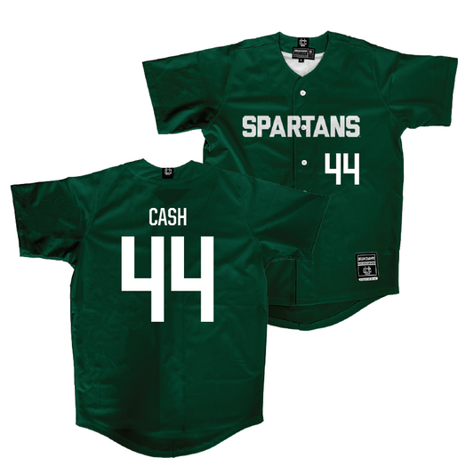 Michigan State Softball Green Jersey   - Kaelin Cash