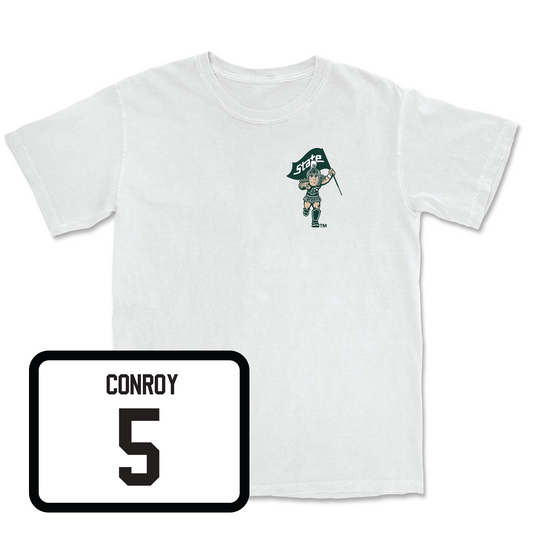 Softball White Sparty Comfort Colors Tee  - Payton Conroy