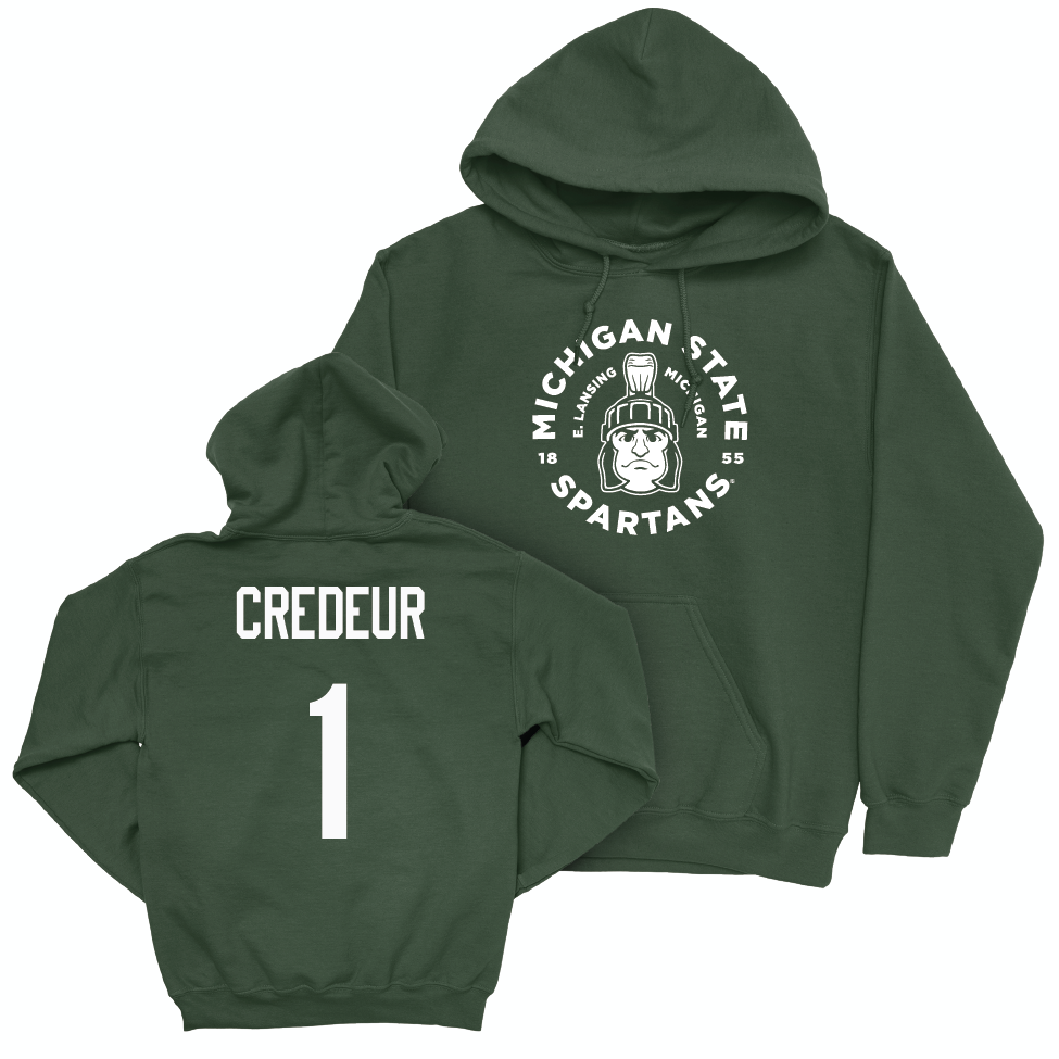 Green Softball East Lansing Hoodie   - Jordan Credeur