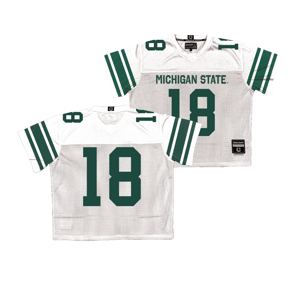 Michigan State Throwback Football Jersey  - Charles Careidinw