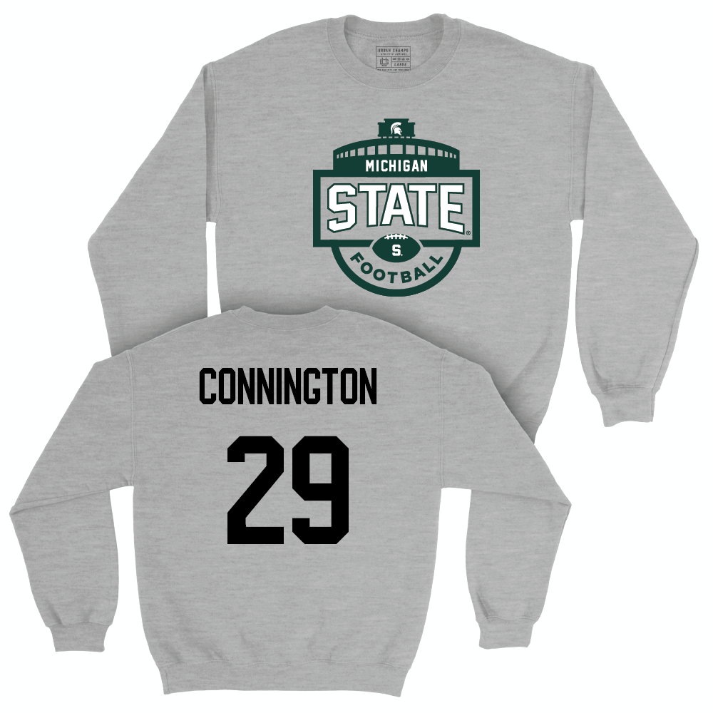 Sport Grey Football Stadium Crewneck  - Martin Connington