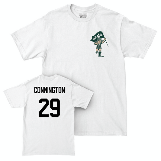 Football White Sparty Comfort Colors Tee  - Martin Connington