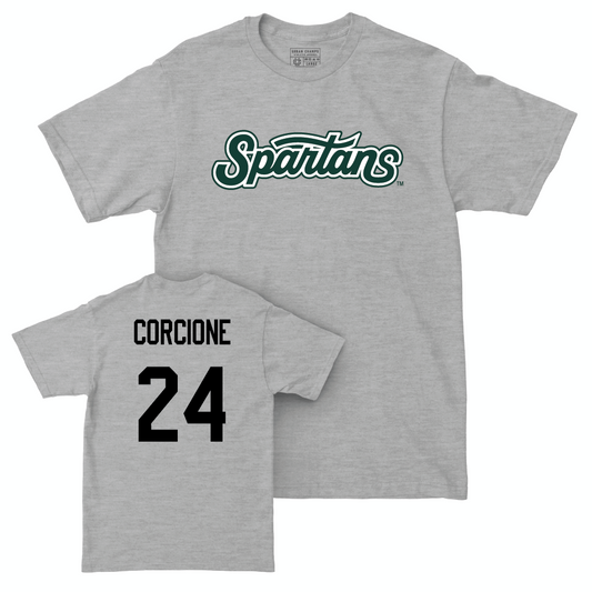 Sport Grey Women's Soccer Script Tee  - Cassidy Corcione