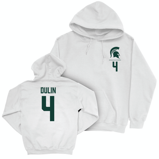 MSU Women's Field Hockey White Logo Hoodie  - Katelyn Dulin