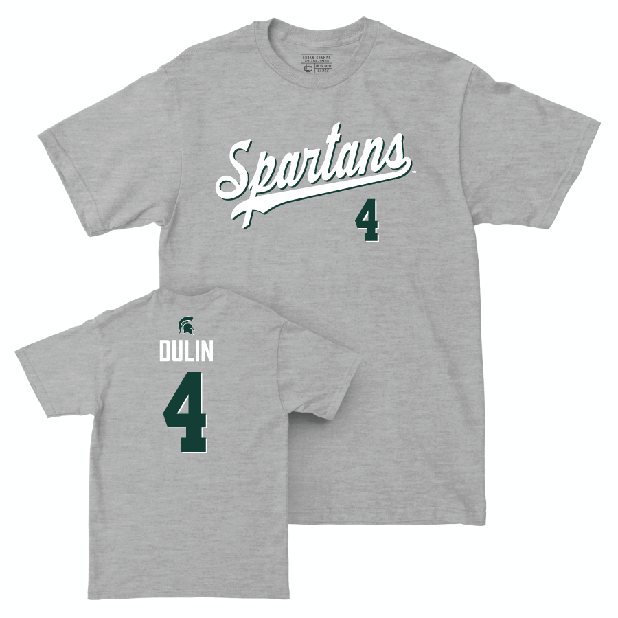 MSU Women's Field Hockey Sport Grey Script Tee  - Katelyn Dulin