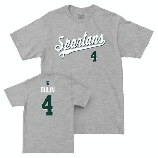 MSU Women's Field Hockey Sport Grey Script Tee  - Katelyn Dulin