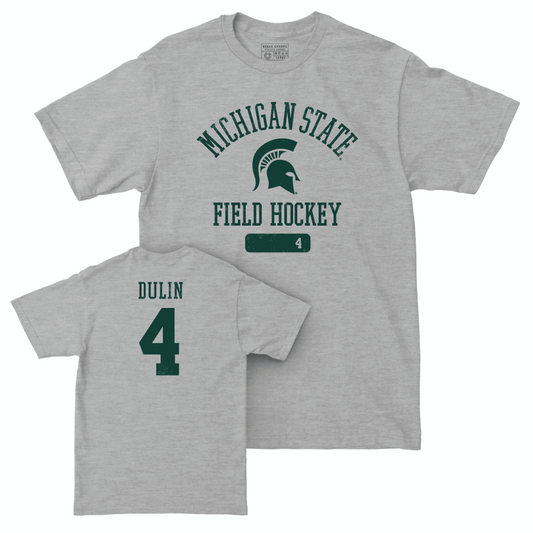 MSU Women's Field Hockey Sport Grey Varsity Tee  - Katelyn Dulin