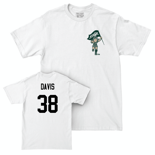 Football White Sparty Comfort Colors Tee  - Dorian Davis