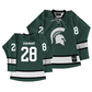 Michigan State Men's Ice Hockey Green Jersey - Karsen Dorwart | #28