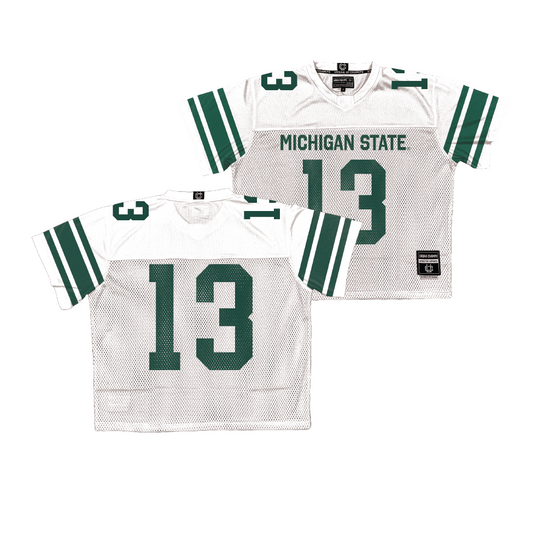 Michigan State Throwback Football Jersey - Ademola Faleye | #13