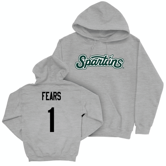 Sport Grey Men's Basketball Script Hoodie   - Jeremy Fears