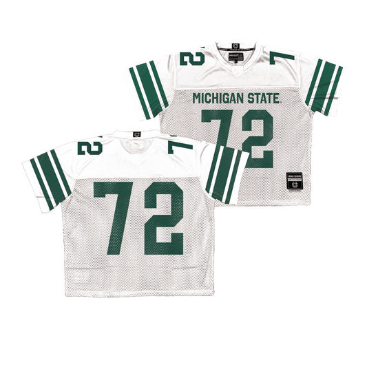 Michigan State Throwback Football Jersey - Dallas Fincher | #72