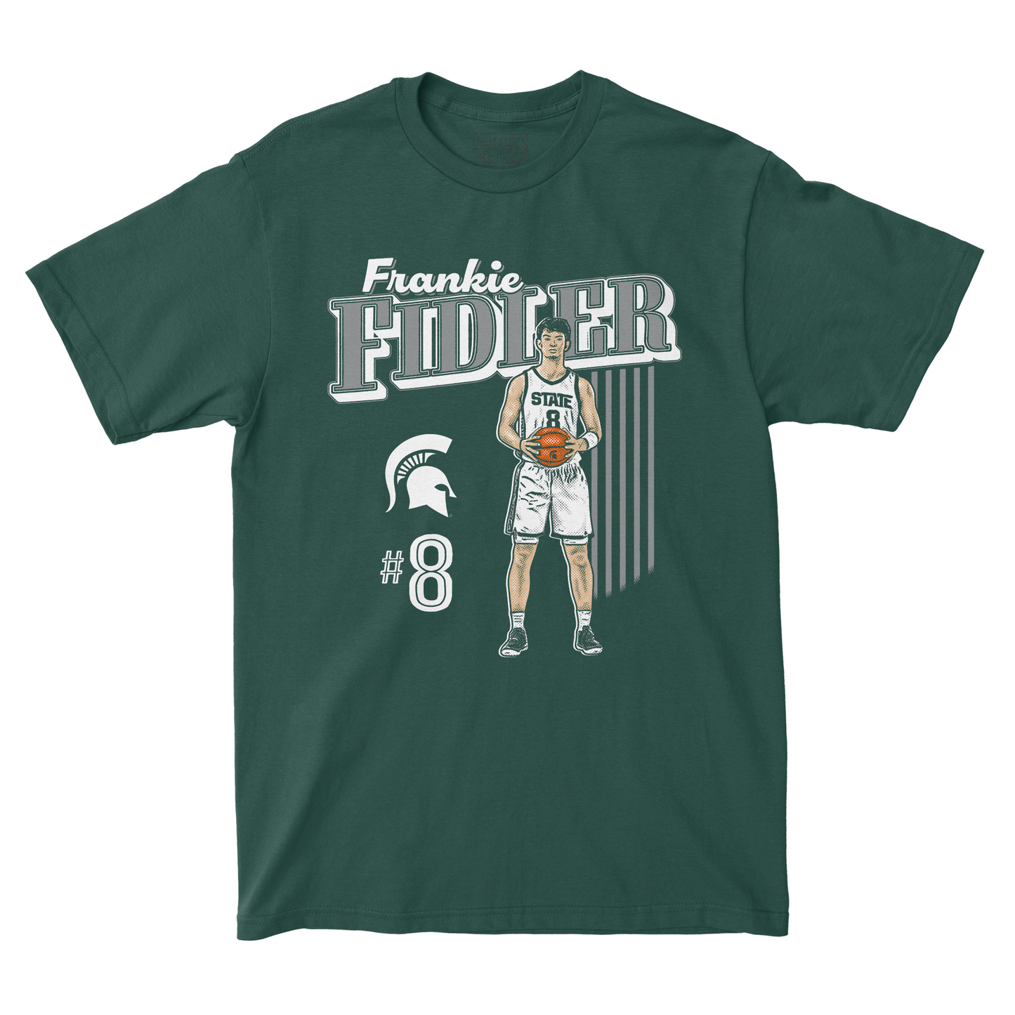 EXCLUSIVE RELEASE: Frankie Fidler Illustrated Forest Green Tee