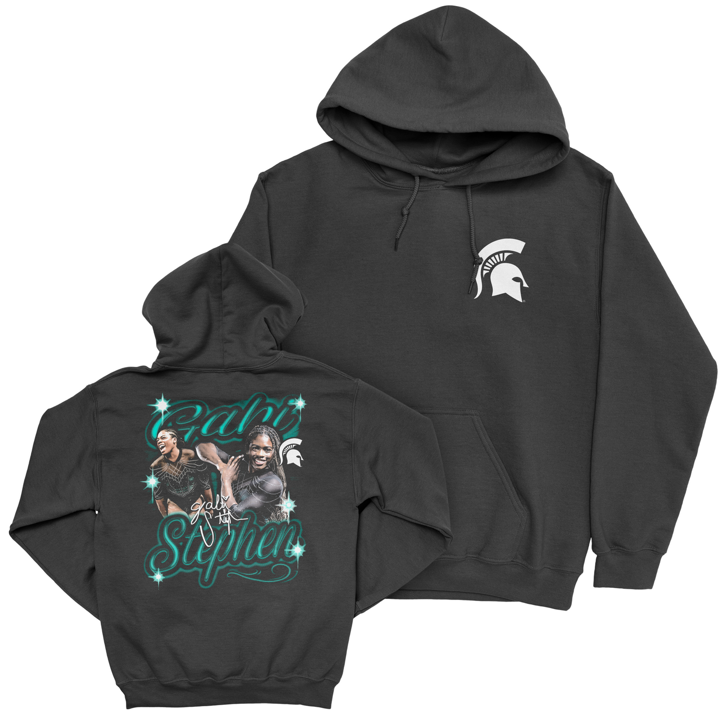 EXCLUSIVE RELEASE: Gabrielle Stephen 90s Black Hoodie