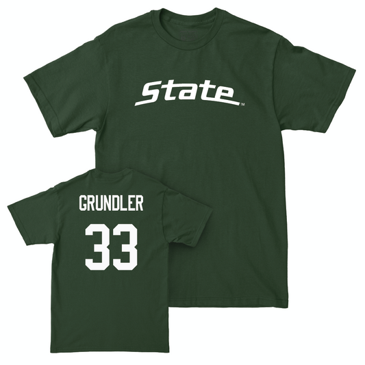 Green Women's Soccer State Tee  - Lexi Grundler