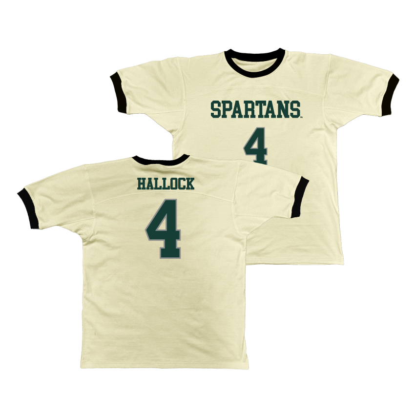 MSU Retro Ringer Tee - Theryn Hallock