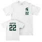 MSU Women's Basketball White Logo Comfort Colors Tee  - Nyla Hampton