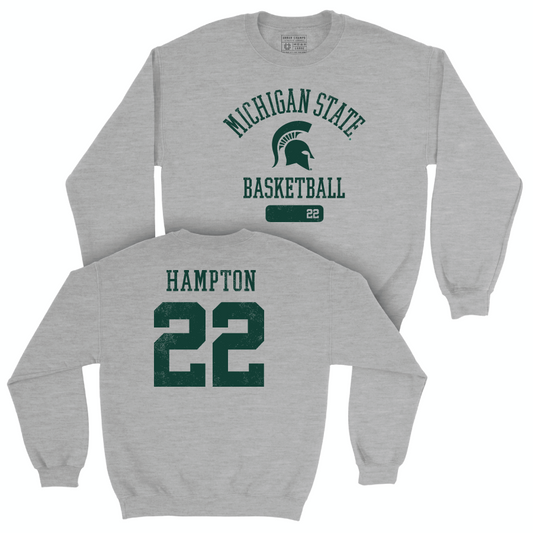 MSU Women's Basketball Sport Grey Varsity Crew  - Nyla Hampton