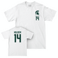 MSU Women's Volleyball White Logo Comfort Colors Tee  - Taylah Holdem