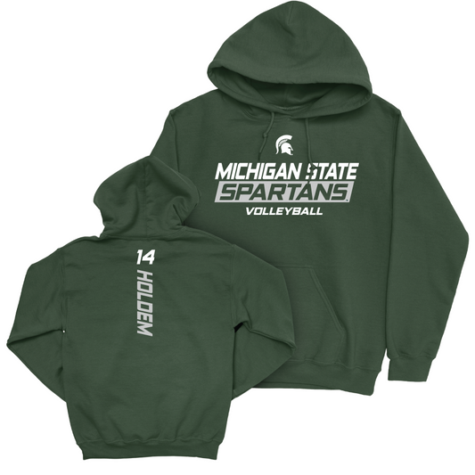 MSU Women's Volleyball Green Rush Hoodie  - Taylah Holdem