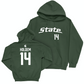MSU Women's Volleyball Green Sideline Hoodie  - Taylah Holdem