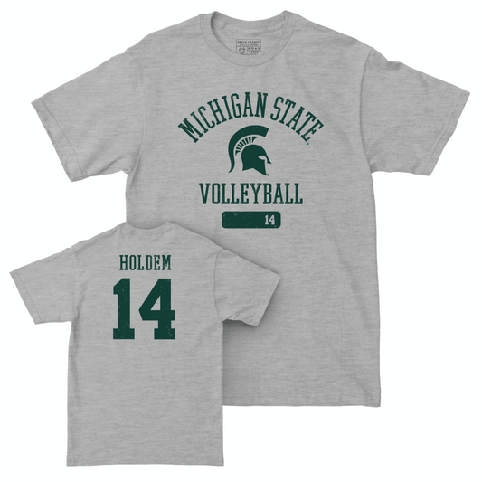 MSU Women's Volleyball Sport Grey Varsity Tee  - Taylah Holdem
