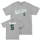 MSU Men's Basketball Sport Grey Script Tee  - Trejuan Holloman