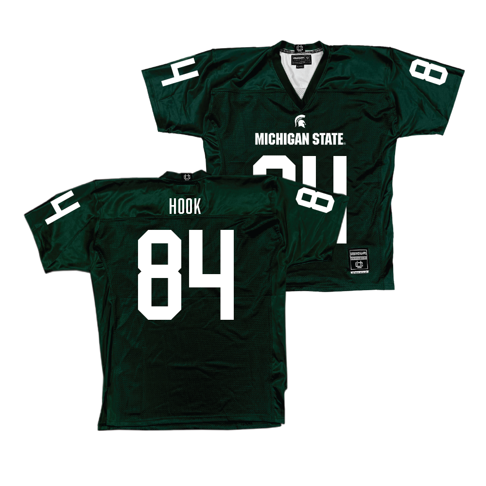 Green MSU Football Jersey  - Wyatt Hook