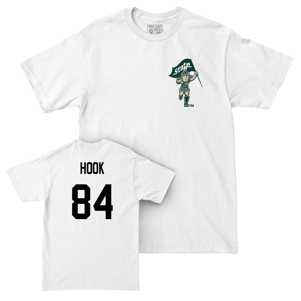 Football White Sparty Comfort Colors Tee  - Wyatt Hook