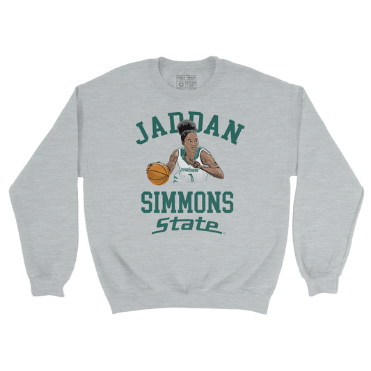 EXCLUSIVE RELEASE: Jaddan Simmons Illustrated Sport Grey Crew