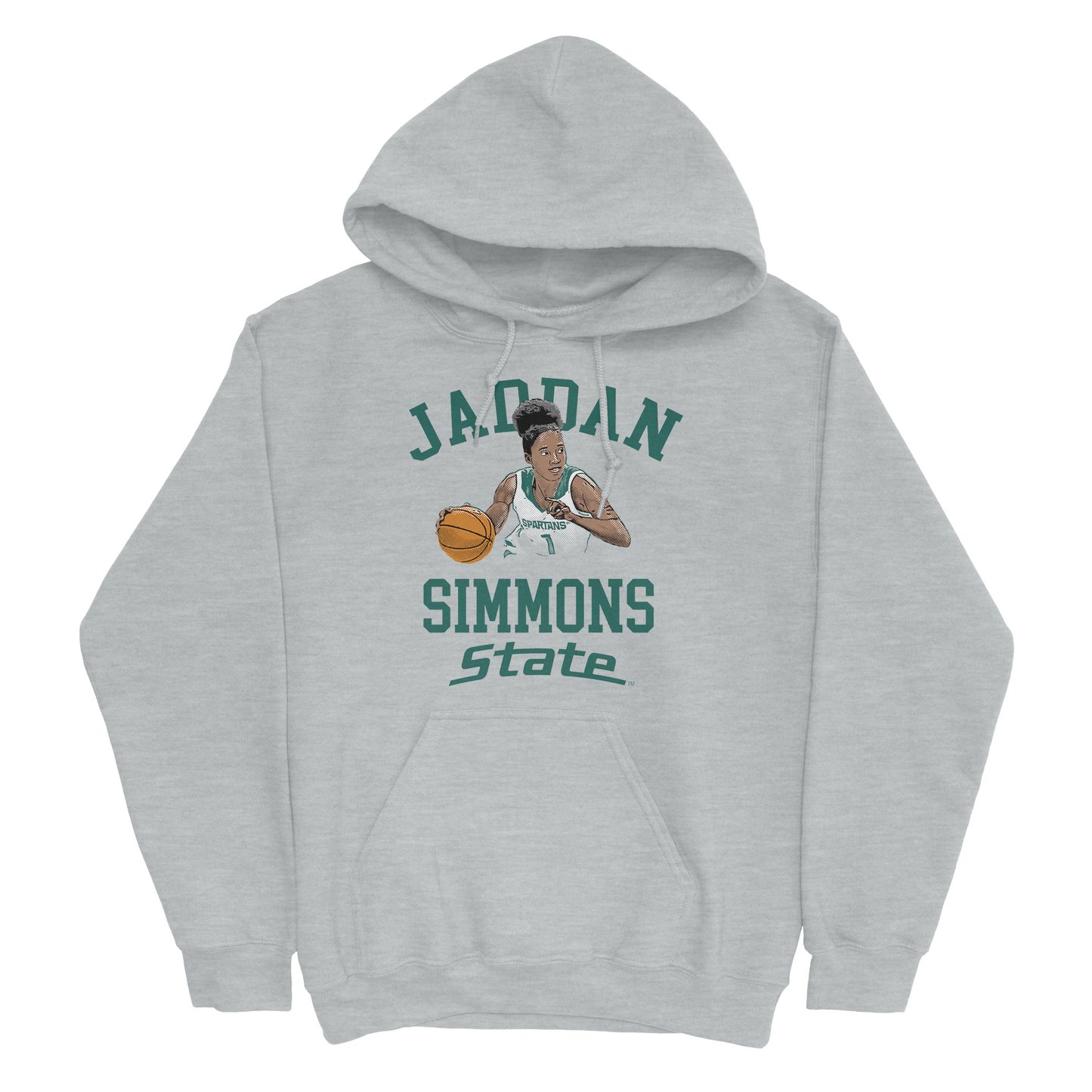 EXCLUSIVE RELEASE: Jaddan Simmons Illustrated Sport Grey Hoodie