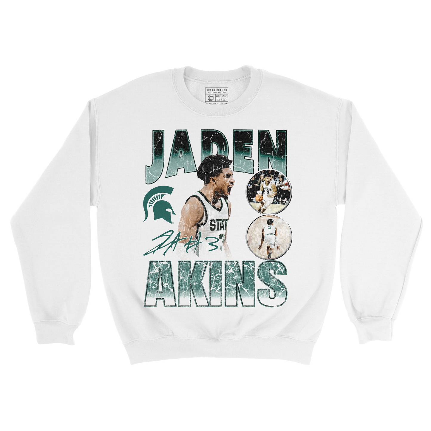 EXCLUSIVE RELEASE: Jaden Akins 90s White Crew