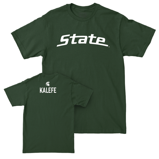 MSU Women's Gymnastics Green Sideline Tee  - Giana Kalefe